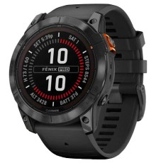 Смарт-годинник Garmin Fenix 7X Pro Solar Slate Gray w. Black Band (010-02778-00/01)