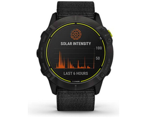 Смарт-годинник Garmin Enduro Carbon Gray Titanium with Black UltraFit Nylon Strap (010-02408-01/11)