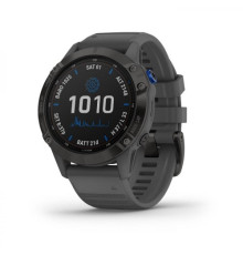 Garmin Fenix 6 Pro Solar Edition Black With Gray Band (010-02410-11/10)