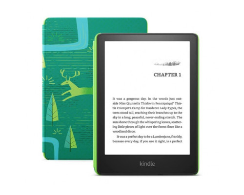 Amazon Kindle Paperwhite Kids 11th Gen. 2021 Emerald Forest cover