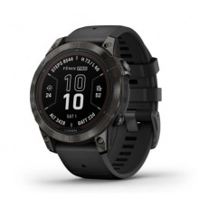 Garmin Fenix 7 Pro Sapphire Solar Carbon G. DLC Tit. with Black Band (010-02777-10/11)