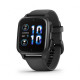 Garmin Venu Sq 2 – Music Edition Slate Aluminum Bezel with Black Case and Silicone Band (010-02700-00/10/80)