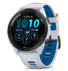 Garmin Forerunner 265 Black Bezel w. Whitestone Case та Whitestone/Tidal Blue S. Band (010-02810-01/11)