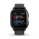 Garmin Venu Sq 2 – Music Edition Slate Aluminum Bezel with Black Case and Silicone Band (010-02700-00/10/80)