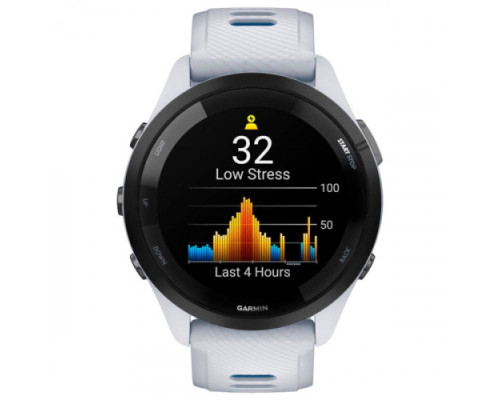 Garmin Forerunner 265 Black Bezel w. Whitestone Case та Whitestone/Tidal Blue S. Band (010-02810-01/11)