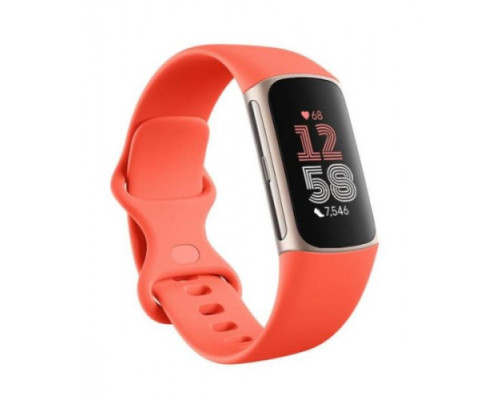 Fitbit Charge 6 Coral / Champagne Gold Aluminum