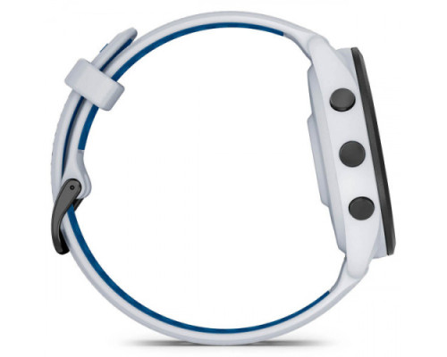 Garmin Forerunner 265 Black Bezel w. Whitestone Case та Whitestone/Tidal Blue S. Band (010-02810-01/11)