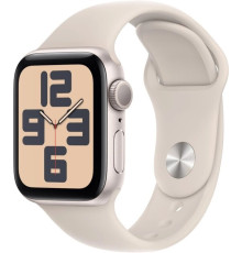 Apple Watch SE 2 GPS 40mm Starlight Aluminium Case w. Starlight Sport Band - S/M (MXEF3)
