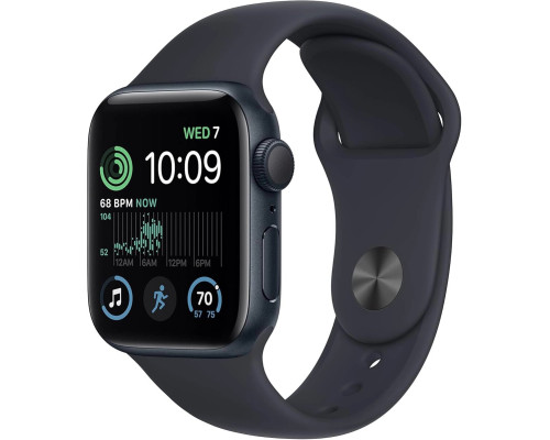 Apple Watch SE 2 GPS + Cellular 40mm Midnight Aluminum Case w. Midnight S. Band - M/L (MNTN3/MRGC3/MRG93) Open BOX