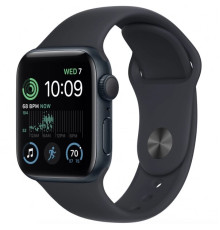 Apple Watch SE 2 GPS + Cellular 40mm Midnight Aluminum Case w. Midnight S. Band - S/M (MNTM3/MRG83/MRG63) Open BOX