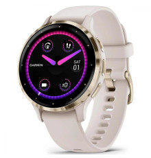 Garmin Venu 3S Soft Gold S. Steel Bezel with Ivory Case and S. Band (010-02785-04/54)