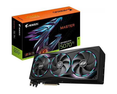 GIGABYTE AORUS GeForce RTX 5070 Ti MASTER 16G (GV-N507TAORUS M-16GD)
