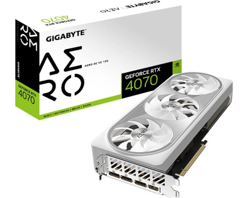 GIGABYTE GeForce RTX 4070 AERO OC V2 12G (GV-N4070AERO OCV2-12GD)