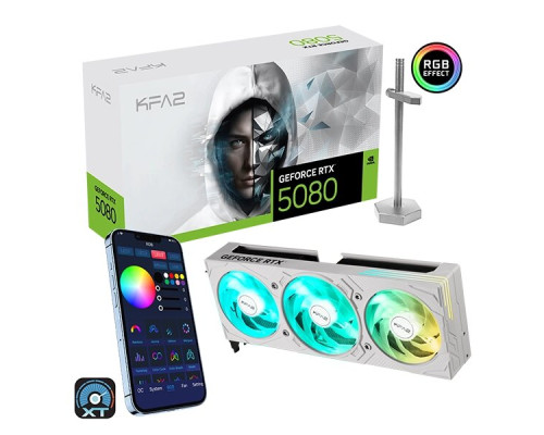 KFA2 CORE GeForce RTX 5080 16GB OC 3FAN RGB Black (58NZN6MDBBOK)