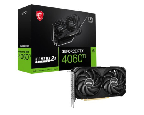 MSI GeForce RTX 4060 Ti VENTUS 2X BLACK 8G OC (912-V515-017)