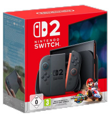 Nintendo Switch 2 Black Mario Kart World Bundle (0045496321529)