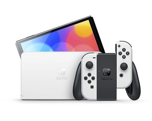 Nintendo Switch OLED with White Joy-Con (045496453435)