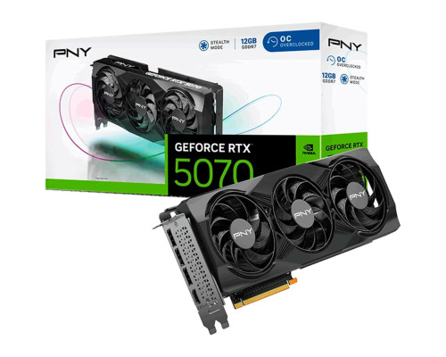 PNY GeForce RTX 5070 Overclocked Triple Fan (VCG507012TFXPB1-O)