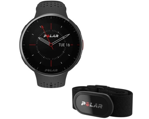 Polar Pacer Pro Carbon Gray with H10 heart rate belt (900107610)