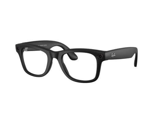 Ray-Ban Meta Wayfarer Large - Shiny Black / G-15 Green (RW4008 601/71 53-22)