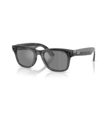 Ray-Ban Meta Wayfarer Transparent Black / Grey mirror (Coperni Limited Edition) ((RW4006S 6650/6G))