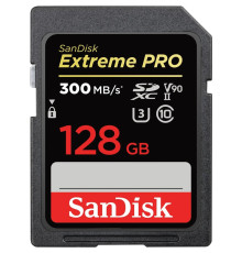 SanDisk 128 GB SDXC UHS-II U3 V90 Extreme Pro (SDSDXDK-128G-GN4IN)
