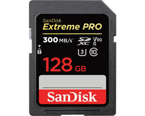 SanDisk 128 GB SDXC UHS-II U3 V90 Extreme Pro (SDSDXDK-128G-GN4IN)