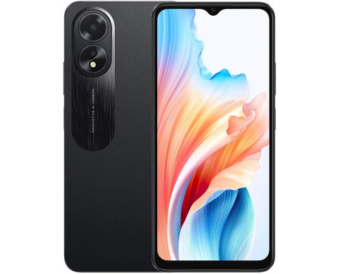 Смартфон OPPO A18 4/128GB Glowing Black