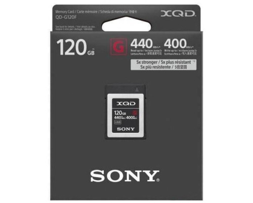 Sony 120 GB XQD G Series PCI Express 3.0 (QDG120F)